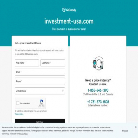 Скриншот главной страницы сайта investment-usa.com