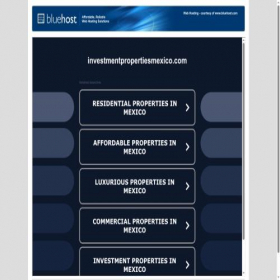Скриншот главной страницы сайта investmentpropertiesmexico.com