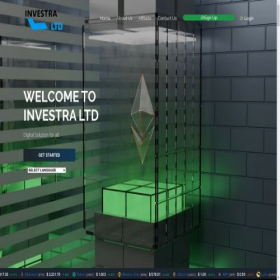 Скриншот главной страницы сайта investraltd.com