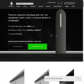 Скриншот главной страницы сайта invisible-systems.ru