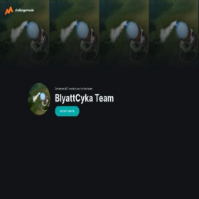 Скриншот главной страницы сайта invite-blyattcyka.team