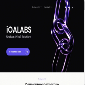 Скриншот главной страницы сайта ioalabs.com