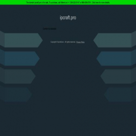 Скриншот главной страницы сайта ipcraft.pro