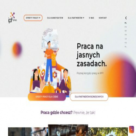 Скриншот главной страницы сайта ipf.jobs