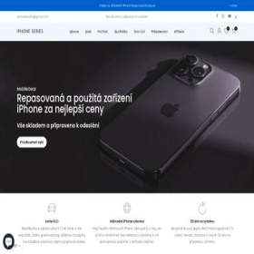 Скриншот главной страницы сайта iphone-1.com