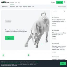 Скриншот главной страницы сайта ipo.ffin.ru