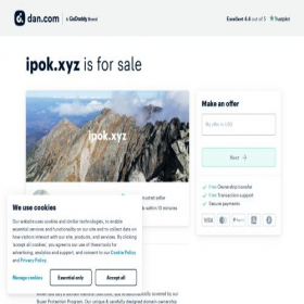 Скриншот главной страницы сайта ipok.xyz