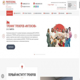 Скриншот главной страницы сайта iprofessional.ru