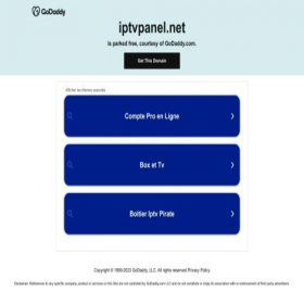 Скриншот главной страницы сайта iptvpanel.net