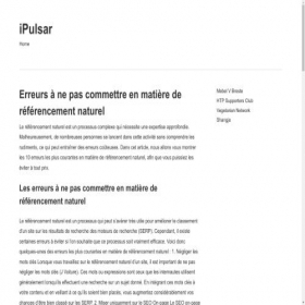 Скриншот главной страницы сайта ipulsar.net