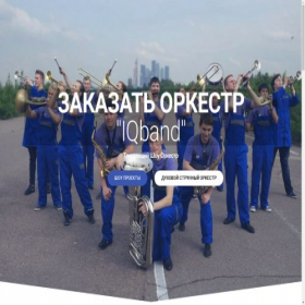Скриншот главной страницы сайта iqband.ru