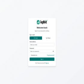 Скриншот главной страницы сайта iqbit.ai