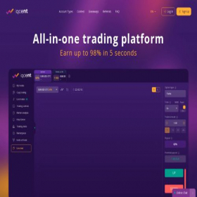 Скриншот главной страницы сайта iqcent.pro