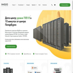 Скриншот главной страницы сайта iqdata.center