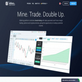 Скриншот главной страницы сайта iqmining.cc