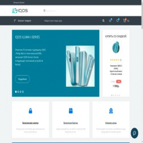 Скриншот главной страницы сайта iqos-iluma-msk.ru