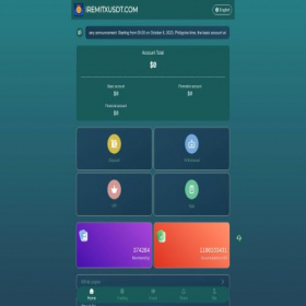 Скриншот главной страницы сайта iremitxusdt.com