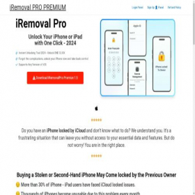 Скриншот главной страницы сайта iremovalpro.net
