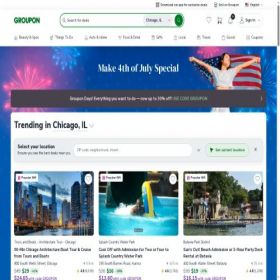 Скриншот главной страницы сайта irkutsk.groupon.ru