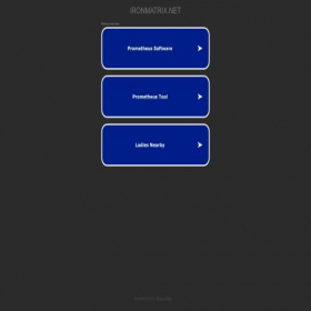 Скриншот главной страницы сайта ironmatrix.net