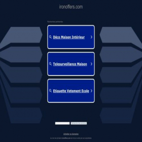 Скриншот главной страницы сайта ironoffers.com