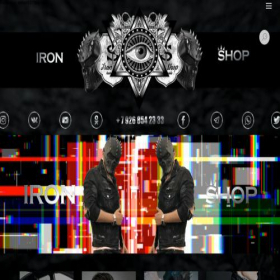 Скриншот главной страницы сайта ironshop.moscow