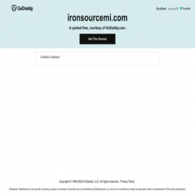 Скриншот главной страницы сайта ironsourcemi.com