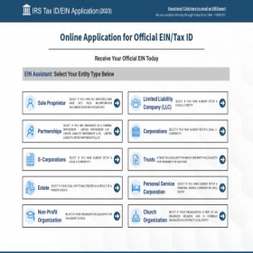 Скриншот главной страницы сайта irs.taxid-us.com