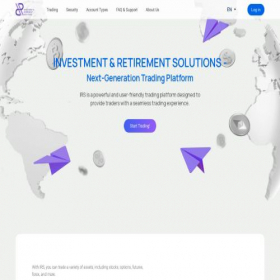Скриншот главной страницы сайта irsinvest.com