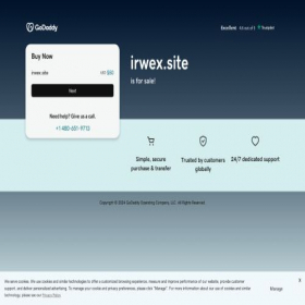 Скриншот главной страницы сайта irwex.site