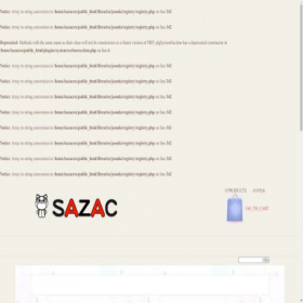 Скриншот главной страницы сайта isazac.ru
