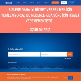 Скриншот главной страницы сайта isbul.net