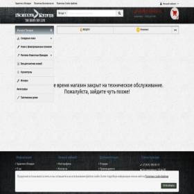 Скриншот главной страницы сайта iscreens.ru