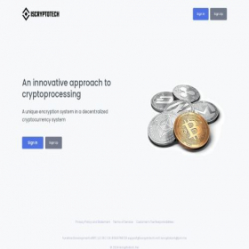 Скриншот главной страницы сайта iscryptotech.net