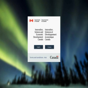 Скриншот главной страницы сайта ised-isde.canada.ca