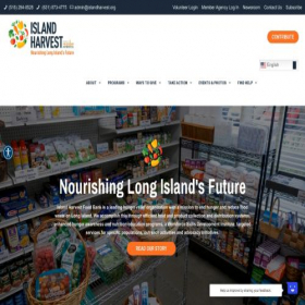 Скриншот главной страницы сайта islandharvest.org