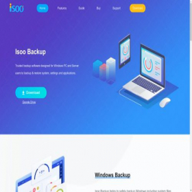 Скриншот главной страницы сайта isoo.com