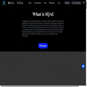 Скриншот главной страницы сайта isq.ai