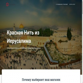 Скриншот главной страницы сайта israel-shalom.ru