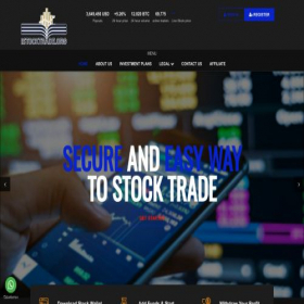 Скриншот главной страницы сайта istocktrade.org