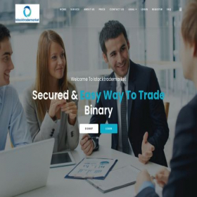 Скриншот главной страницы сайта istocktrademarket.info