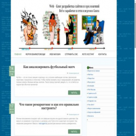 Скриншот главной страницы сайта it-bloge.ru
