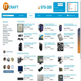 Скриншот главной страницы сайта it-craft.ru