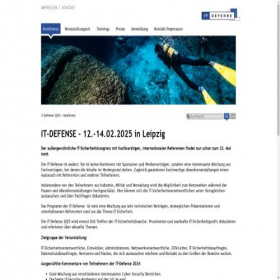 Скриншот главной страницы сайта it-defense.de