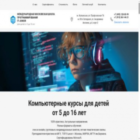 Скриншот главной страницы сайта it-junior.ru