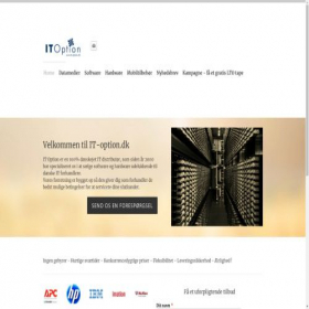 Скриншот главной страницы сайта it-option.dk