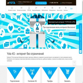Скриншот главной страницы сайта it-yota.ru