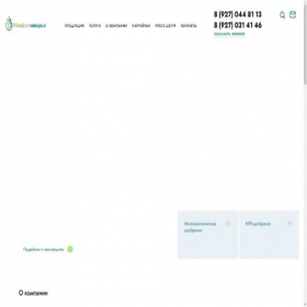 Скриншот главной страницы сайта itaafert.ru