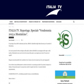 Скриншот главной страницы сайта italiatv.it