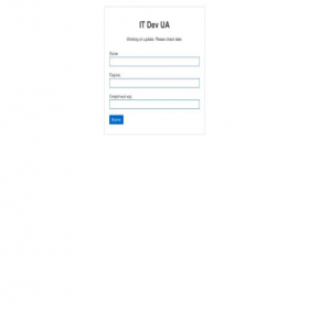 Скриншот главной страницы сайта itd-ua.com